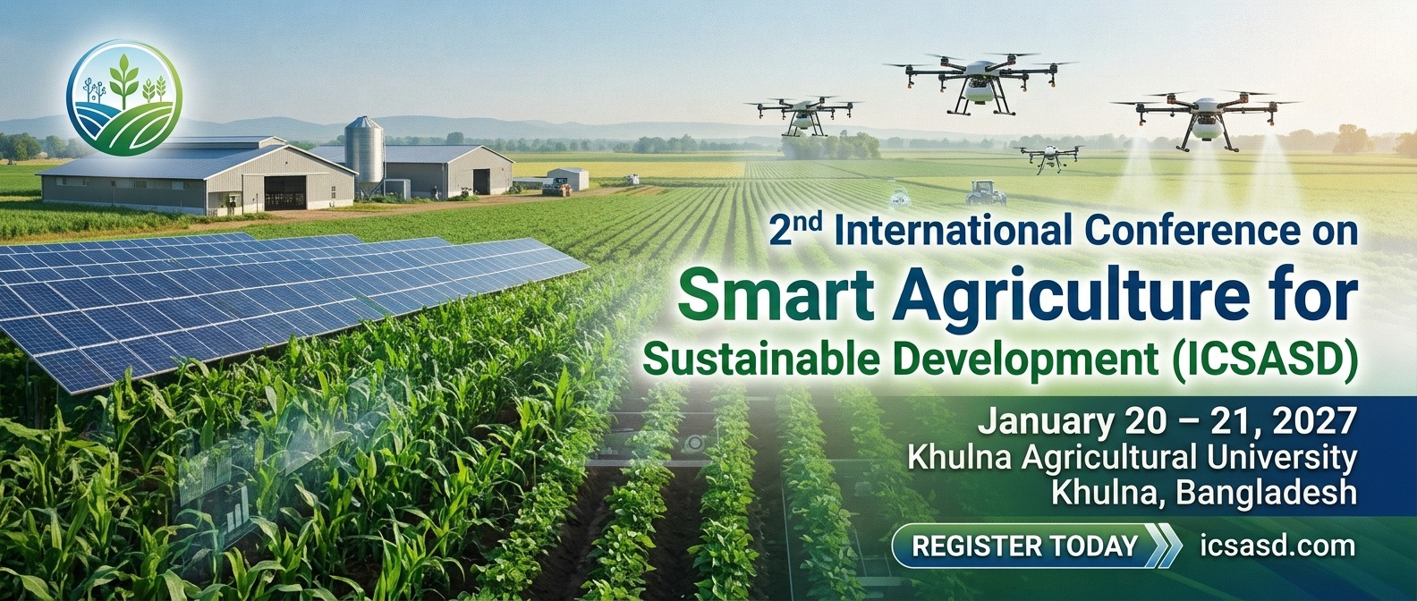 2nd International Conference on Smart Agriculture for Sustainable Development (ICSASD)